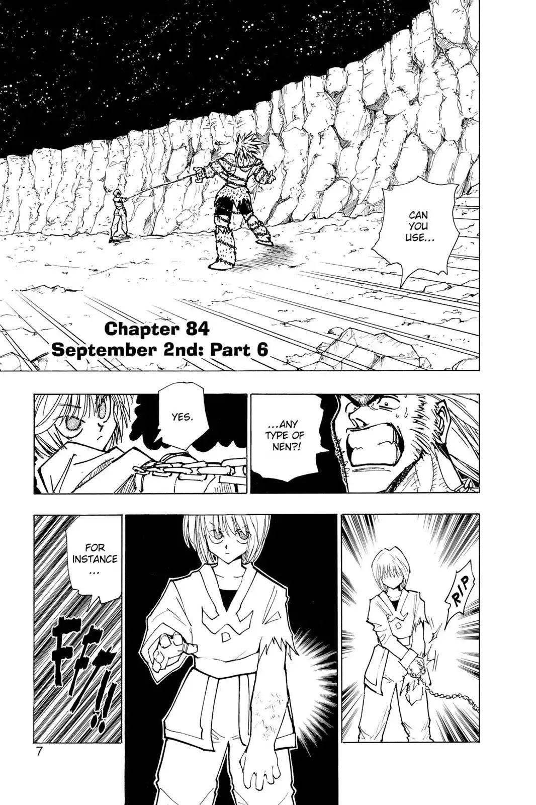 Hunter X Hunter chapter 84 page 7