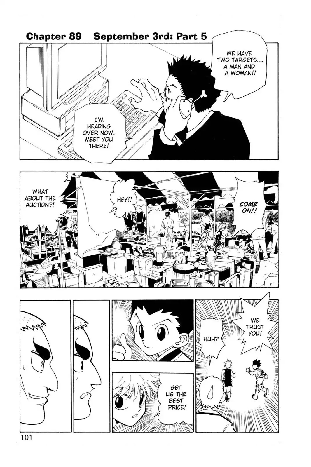 Hunter X Hunter chapter 89 page 1