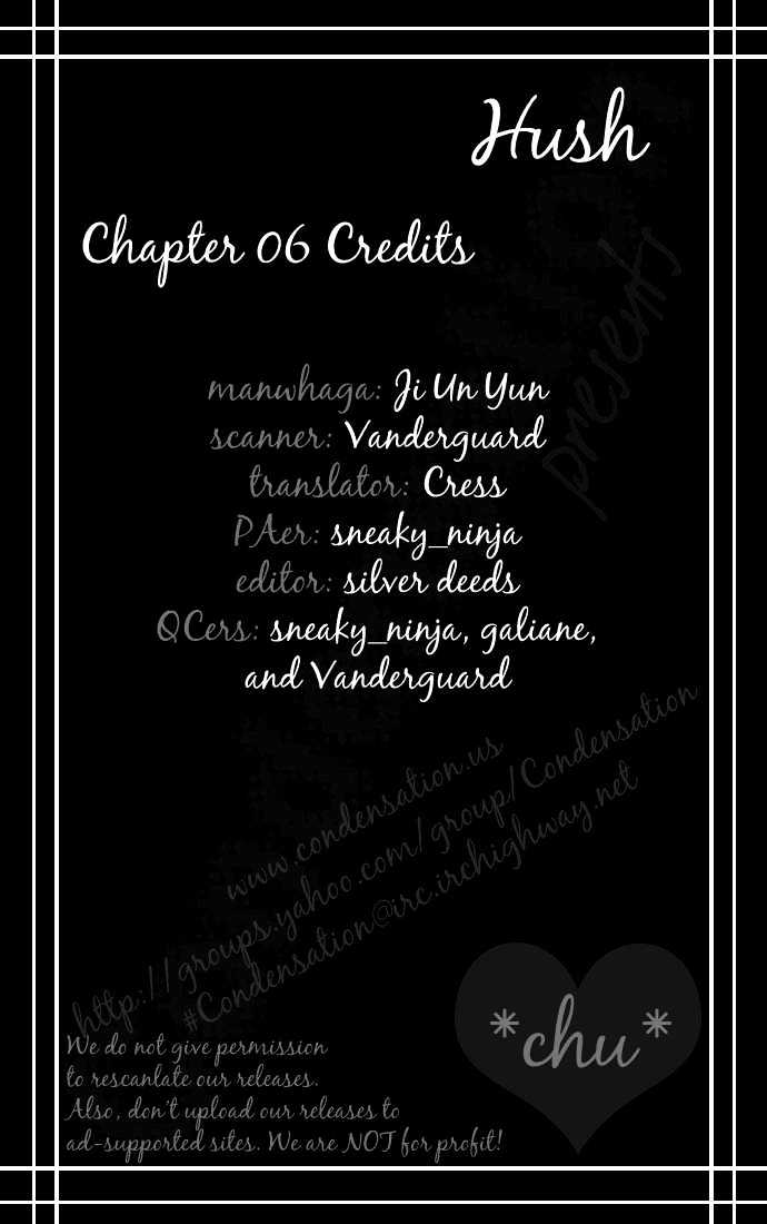 Hush chapter 6 page 1
