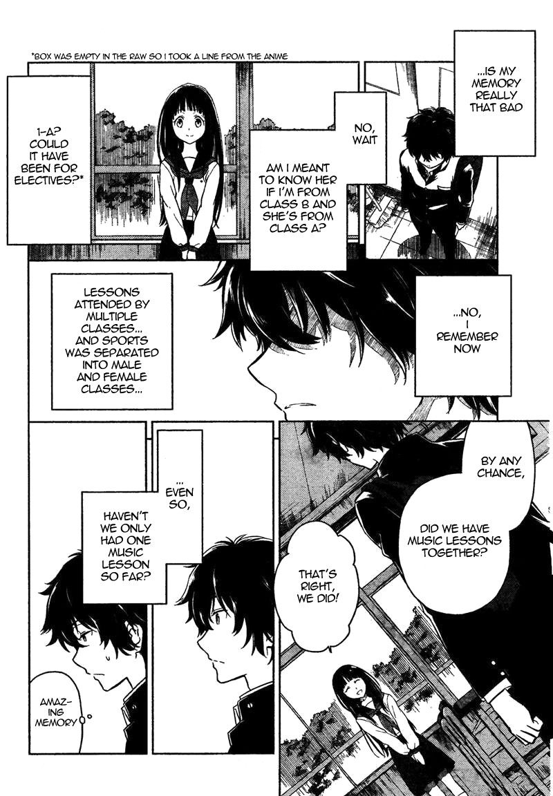 Hyouka chapter 1 page 21