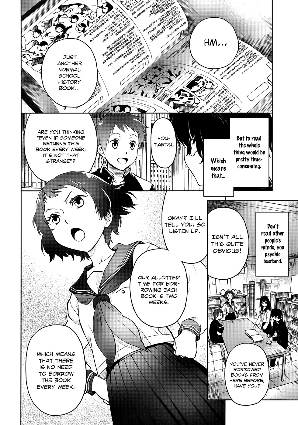 Hyouka chapter 3 page 22