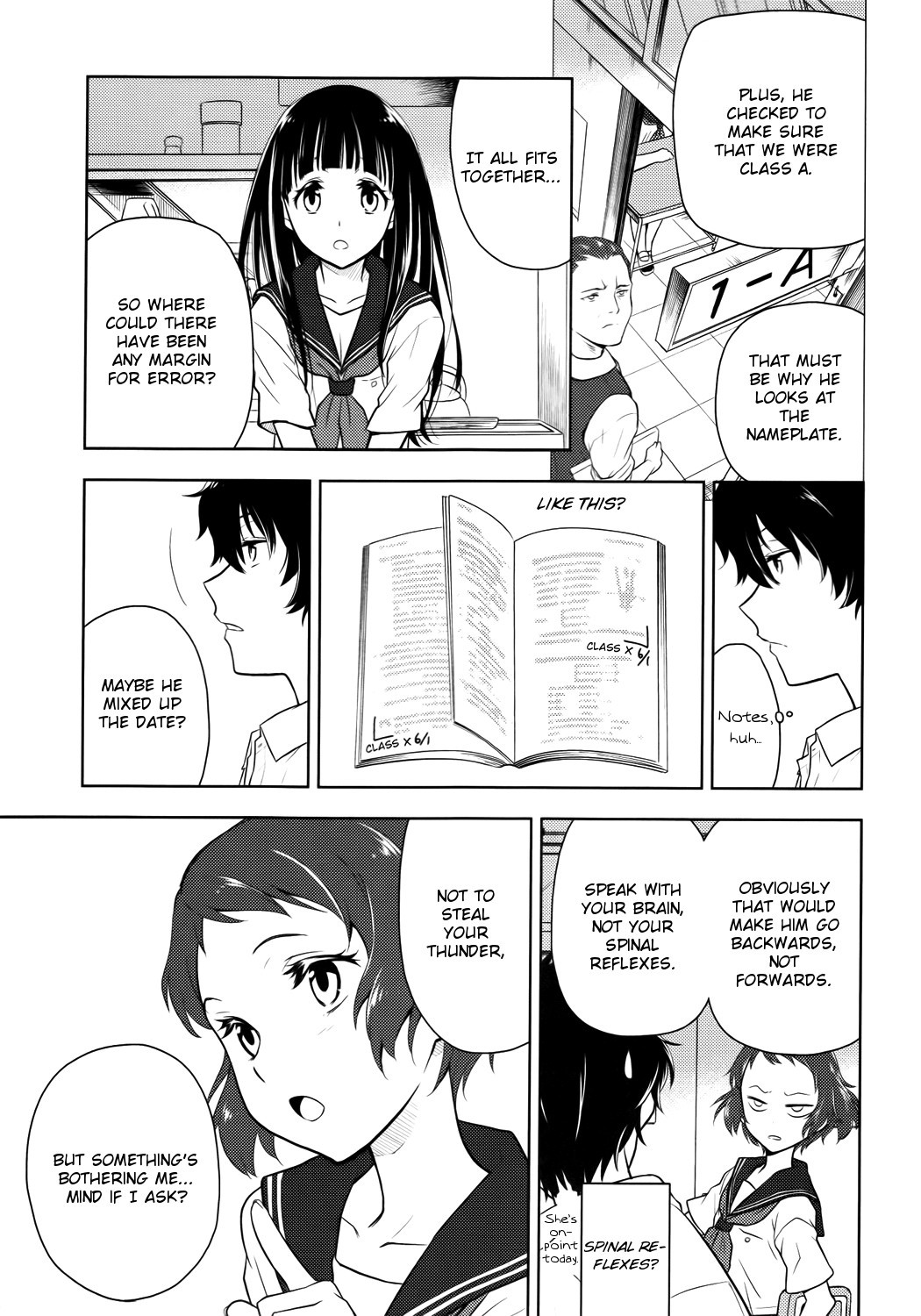 Hyouka chapter 6 page 33