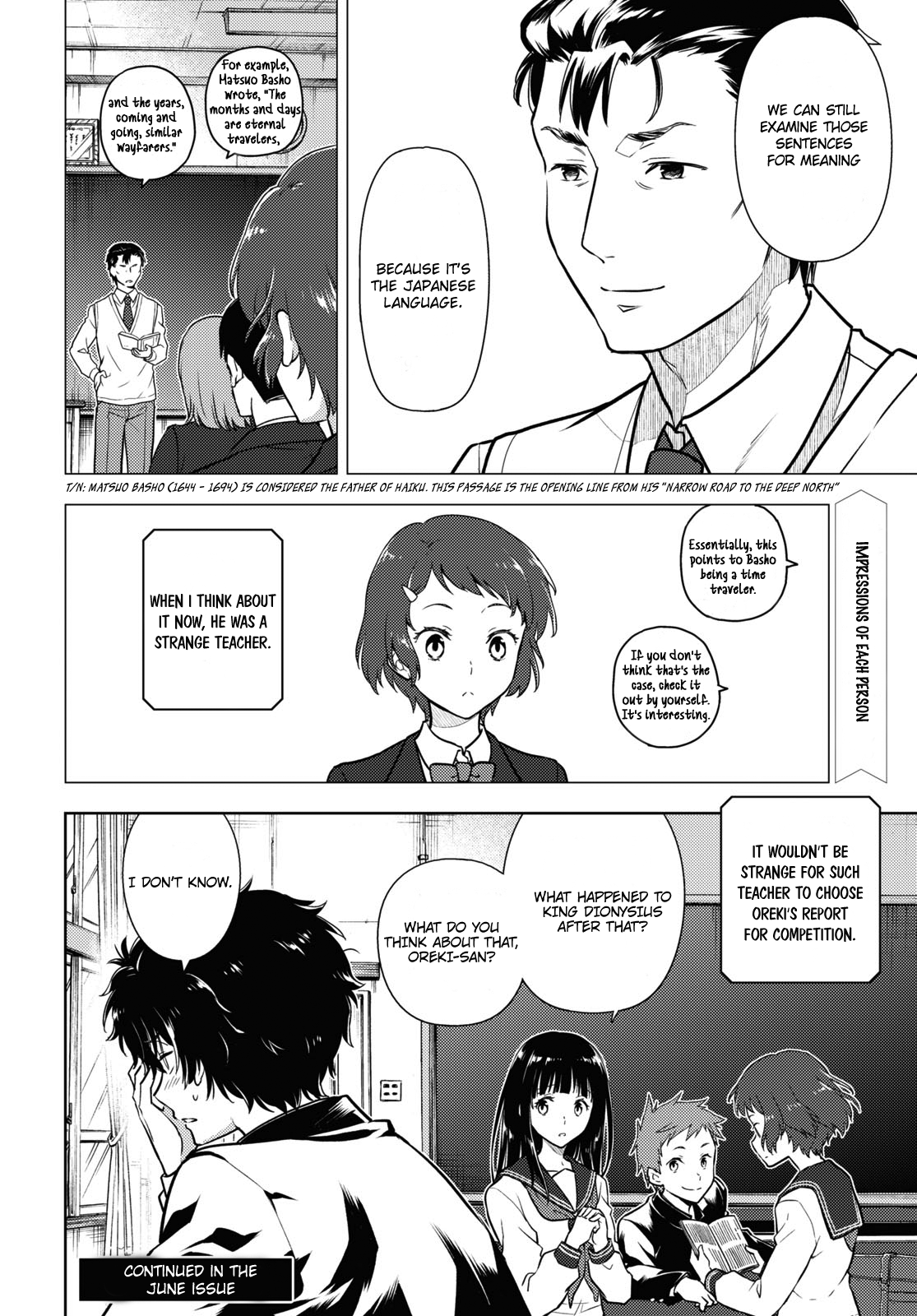 Hyouka chapter 91 page 10