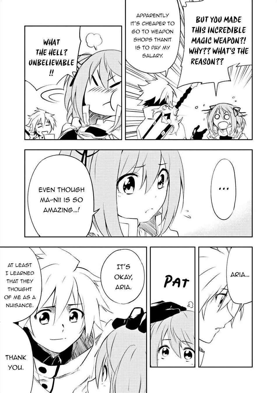 I, a Level 9999 Blacksmith Who Was Told That “Blacksmithing Is Suitable for a Small Fry lololol” Was Expelled From the Guild, so I Changed My Job to an Adventurer – I Will Live Happily in the Guild While being Unrivaled with the Strongest Weapons! chapter 1 page 23