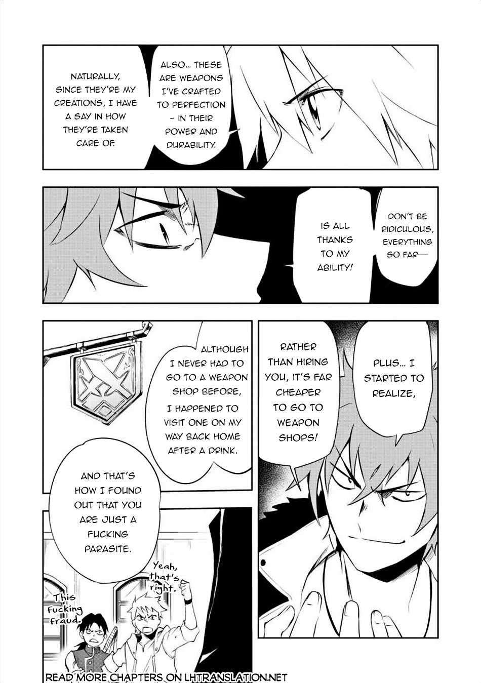 I, a Level 9999 Blacksmith Who Was Told That “Blacksmithing Is Suitable for a Small Fry lololol” Was Expelled From the Guild, so I Changed My Job to an Adventurer – I Will Live Happily in the Guild While being Unrivaled with the Strongest Weapons! chapter 1 page 5