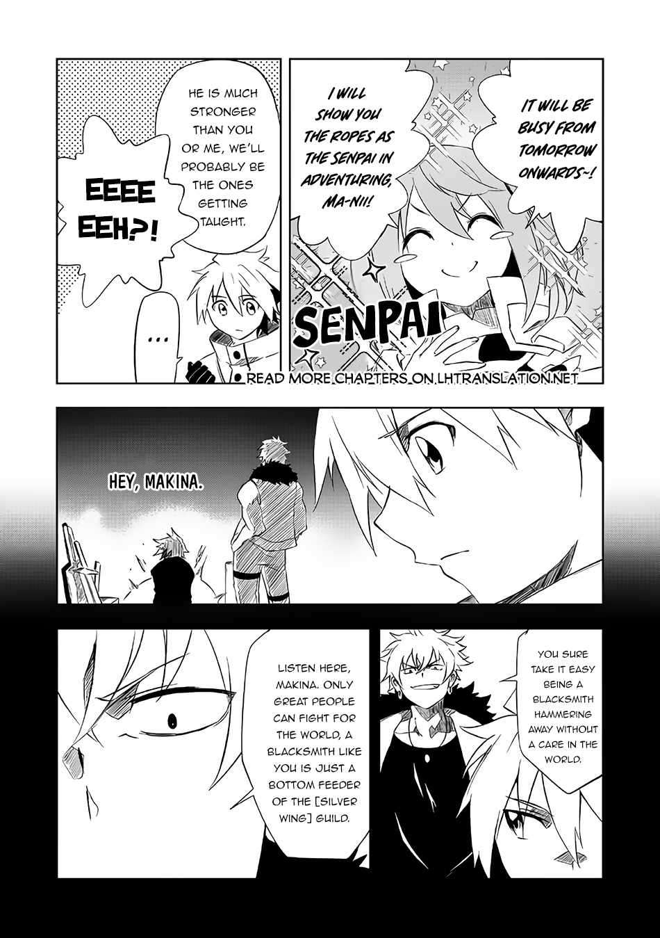 I, a Level 9999 Blacksmith Who Was Told That “Blacksmithing Is Suitable for a Small Fry lololol” Was Expelled From the Guild, so I Changed My Job to an Adventurer – I Will Live Happily in the Guild While being Unrivaled with the Strongest Weapons! chapter 2.2 page 14