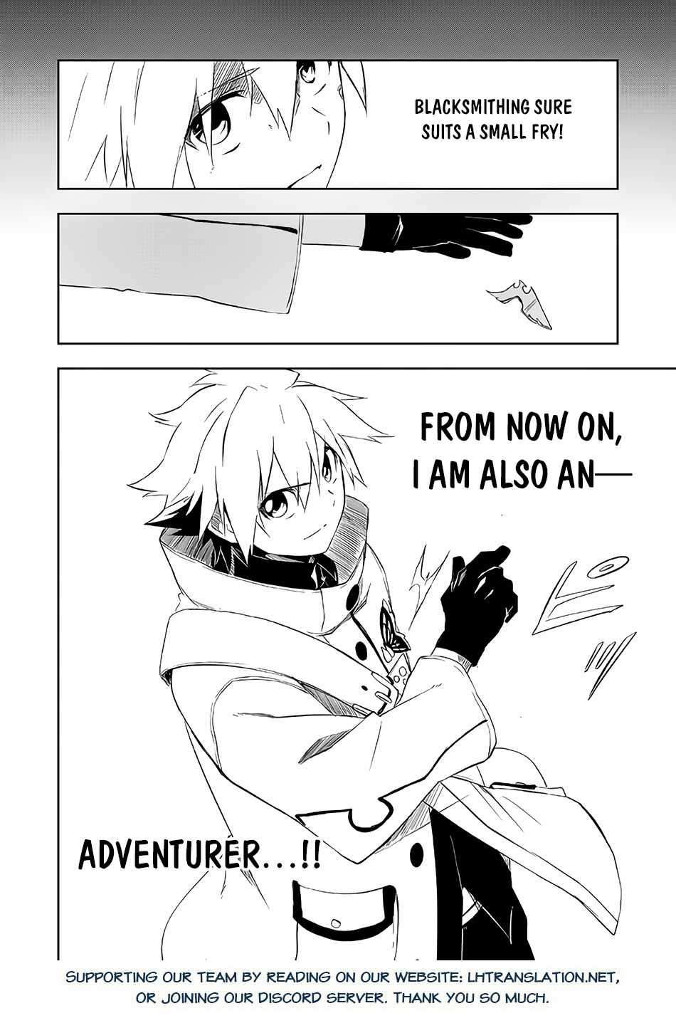 I, a Level 9999 Blacksmith Who Was Told That “Blacksmithing Is Suitable for a Small Fry lololol” Was Expelled From the Guild, so I Changed My Job to an Adventurer – I Will Live Happily in the Guild While being Unrivaled with the Strongest Weapons! chapter 2.2 page 15