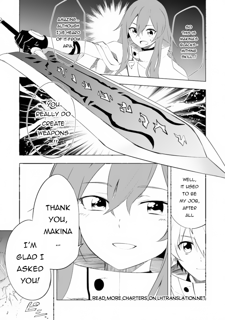 I, a Level 9999 Blacksmith Who Was Told That “Blacksmithing Is Suitable for a Small Fry lololol” Was Expelled From the Guild, so I Changed My Job to an Adventurer – I Will Live Happily in the Guild While being Unrivaled with the Strongest Weapons! chapter 5.2 page 2