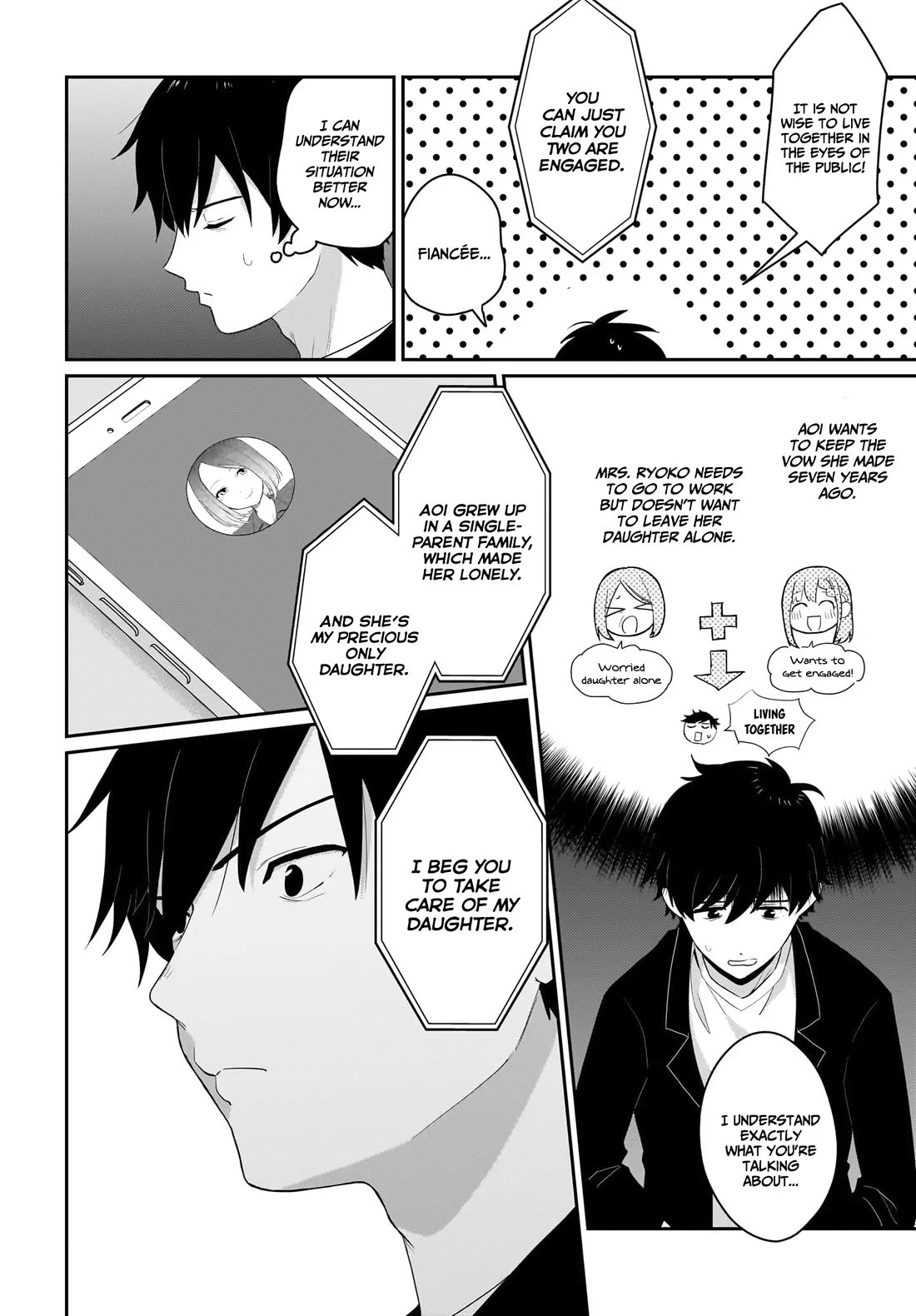 I, a Tired Office Worker, Start Living Together with a Beautiful Highschool Girl whom I Met Again After 7 Years chapter 1 page 15