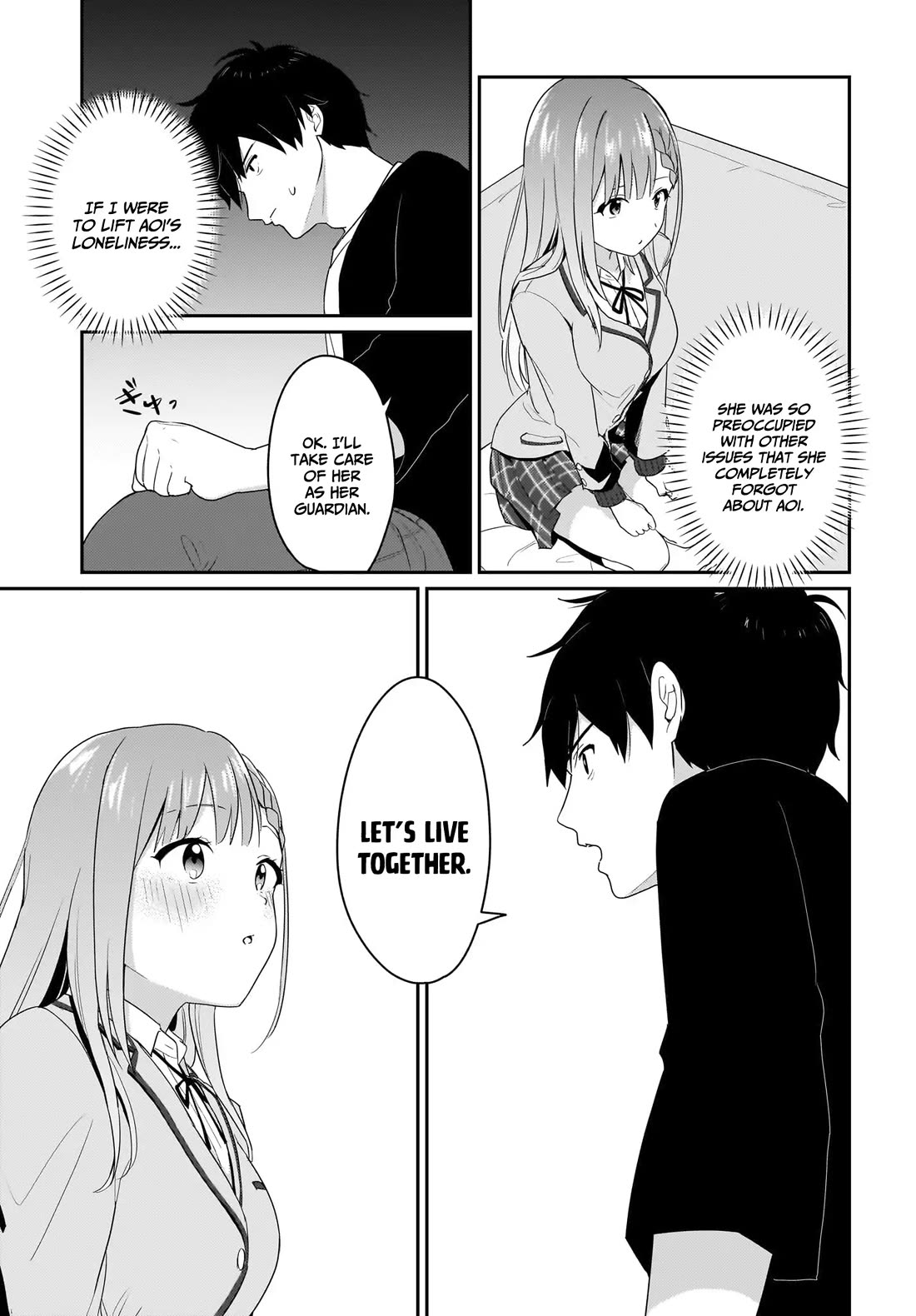 I, a Tired Office Worker, Start Living Together with a Beautiful Highschool Girl whom I Met Again After 7 Years chapter 1 page 16