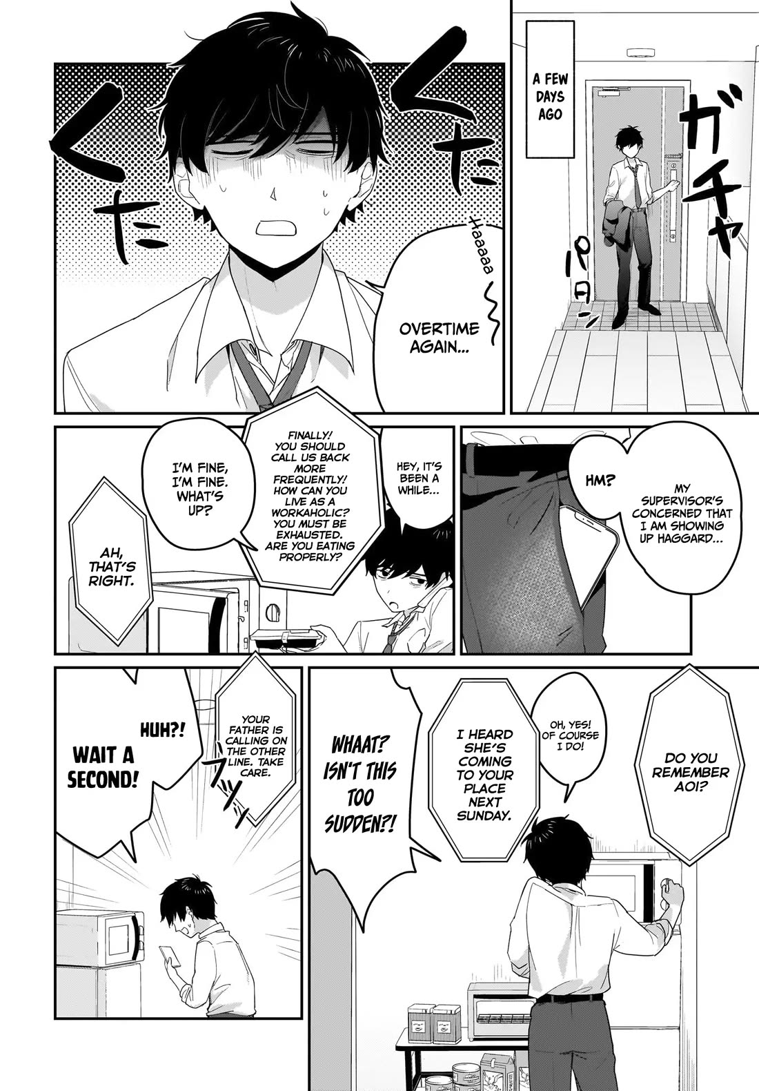 I, a Tired Office Worker, Start Living Together with a Beautiful Highschool Girl whom I Met Again After 7 Years chapter 1 page 5