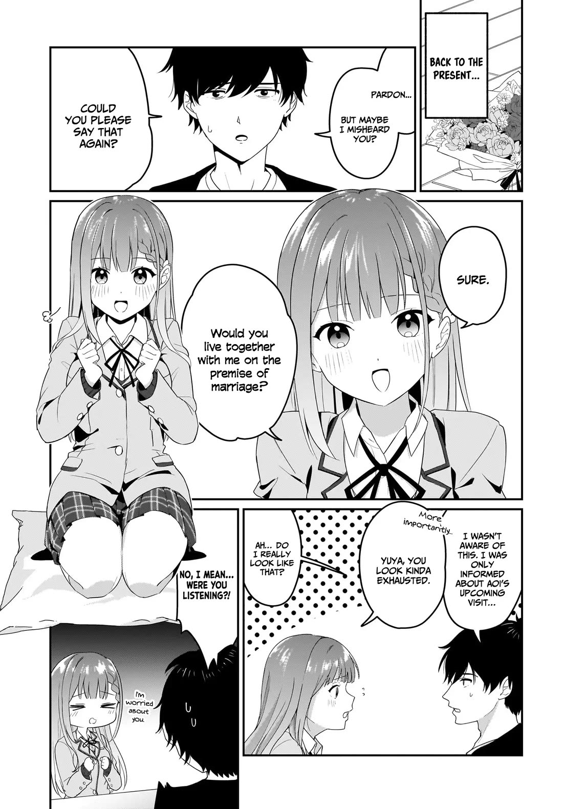 I, a Tired Office Worker, Start Living Together with a Beautiful Highschool Girl whom I Met Again After 7 Years chapter 1 page 6