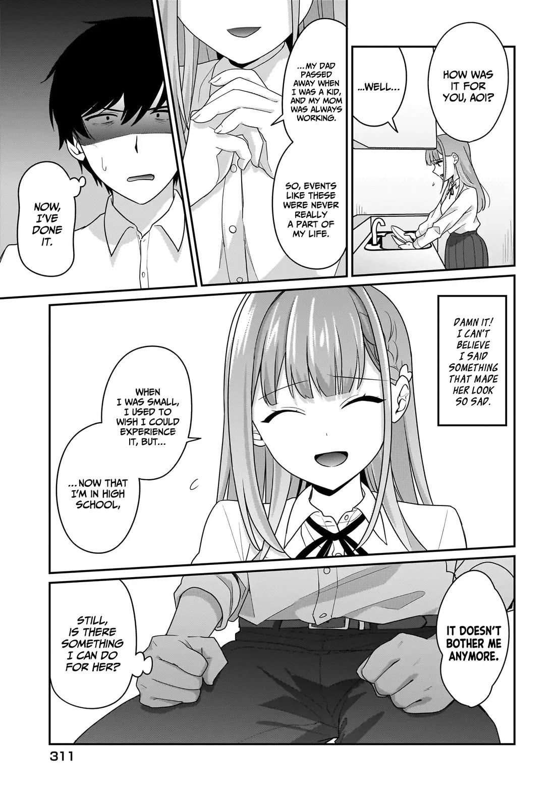 I, a Tired Office Worker, Start Living Together with a Beautiful Highschool Girl whom I Met Again After 7 Years chapter 10 page 10
