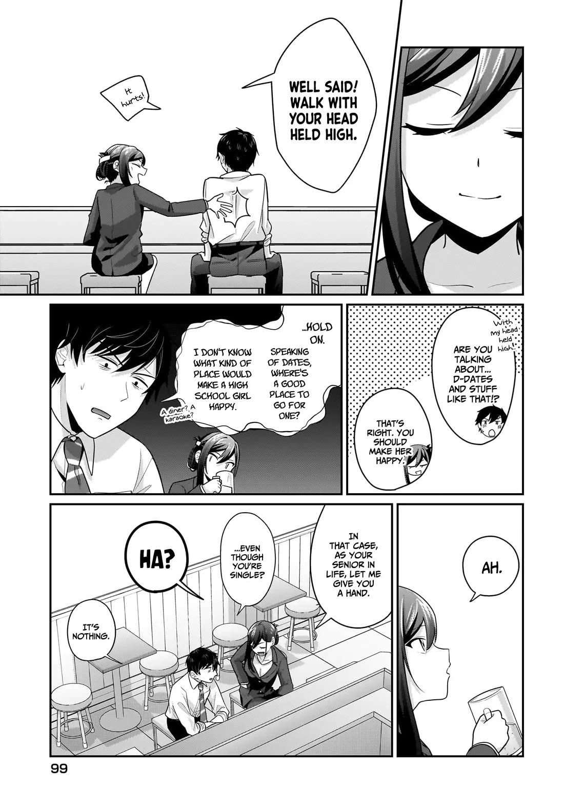 I, a Tired Office Worker, Start Living Together with a Beautiful Highschool Girl whom I Met Again After 7 Years chapter 11 page 14