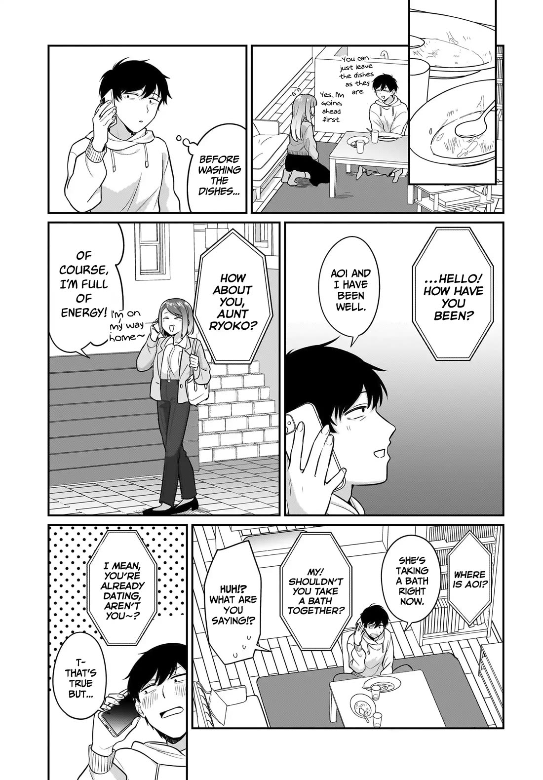 I, a Tired Office Worker, Start Living Together with a Beautiful Highschool Girl whom I Met Again After 7 Years chapter 17 page 12