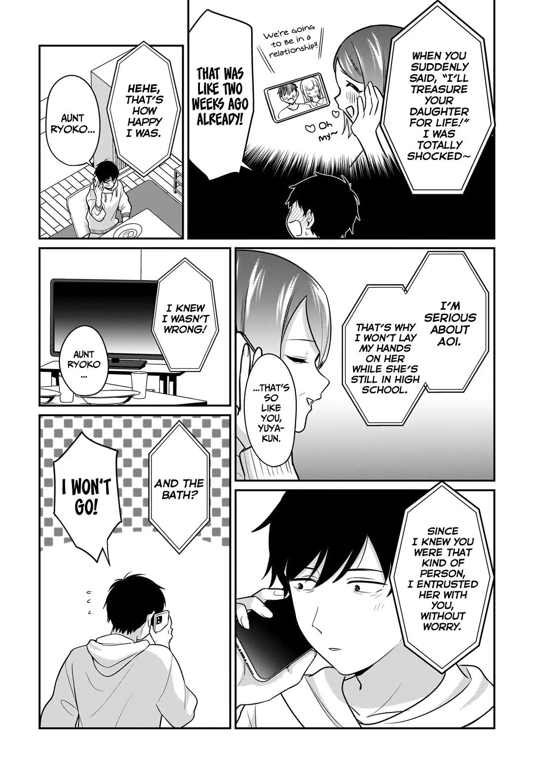 I, a Tired Office Worker, Start Living Together with a Beautiful Highschool Girl whom I Met Again After 7 Years chapter 17 page 13