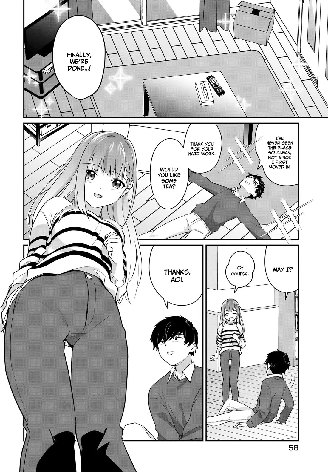 I, a Tired Office Worker, Start Living Together with a Beautiful Highschool Girl whom I Met Again After 7 Years chapter 2 page 15