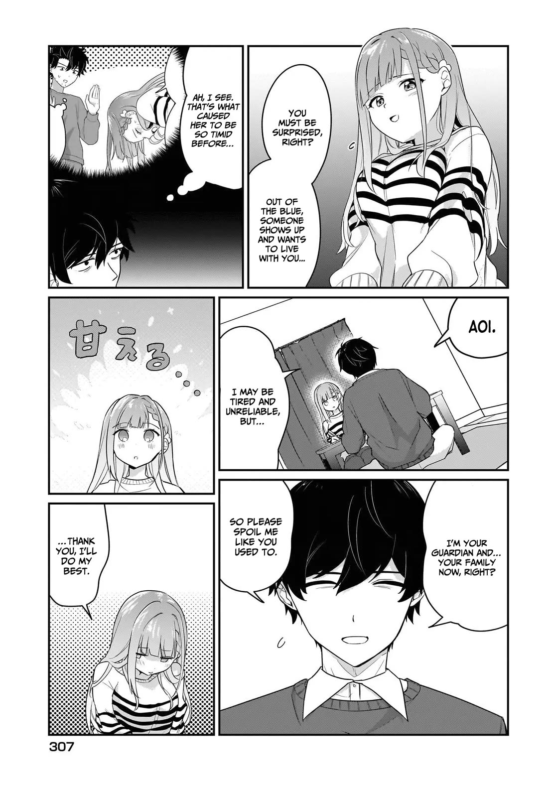 I, a Tired Office Worker, Start Living Together with a Beautiful Highschool Girl whom I Met Again After 7 Years chapter 3 page 16