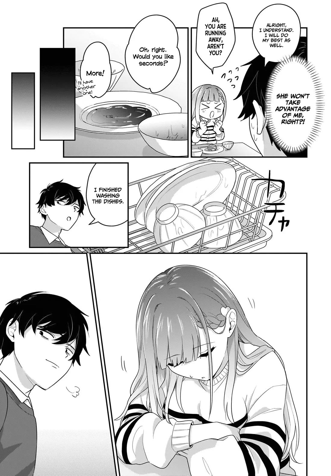 I, a Tired Office Worker, Start Living Together with a Beautiful Highschool Girl whom I Met Again After 7 Years chapter 3 page 18
