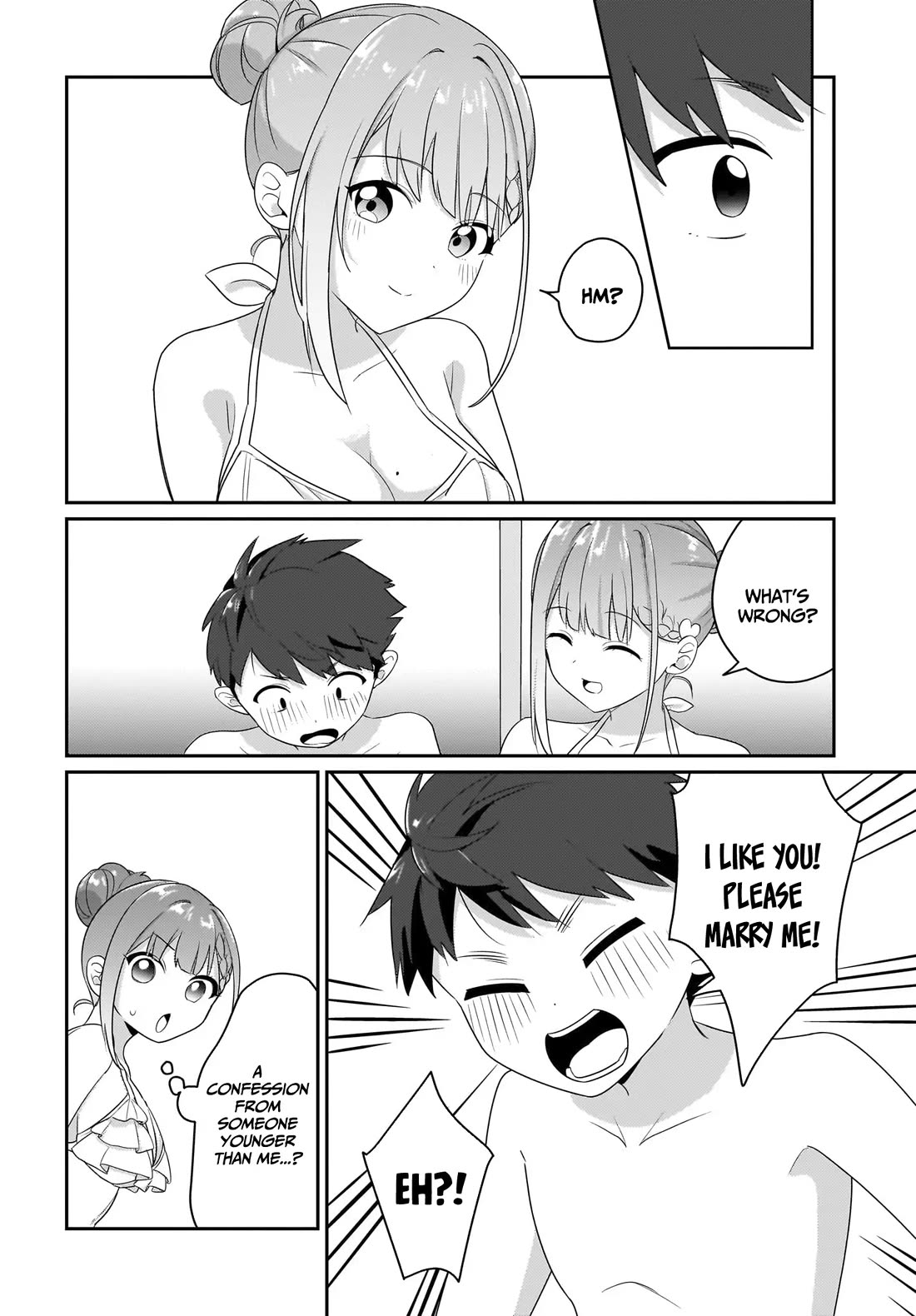 I, a Tired Office Worker, Start Living Together with a Beautiful Highschool Girl whom I Met Again After 7 Years chapter 7.5 page 14