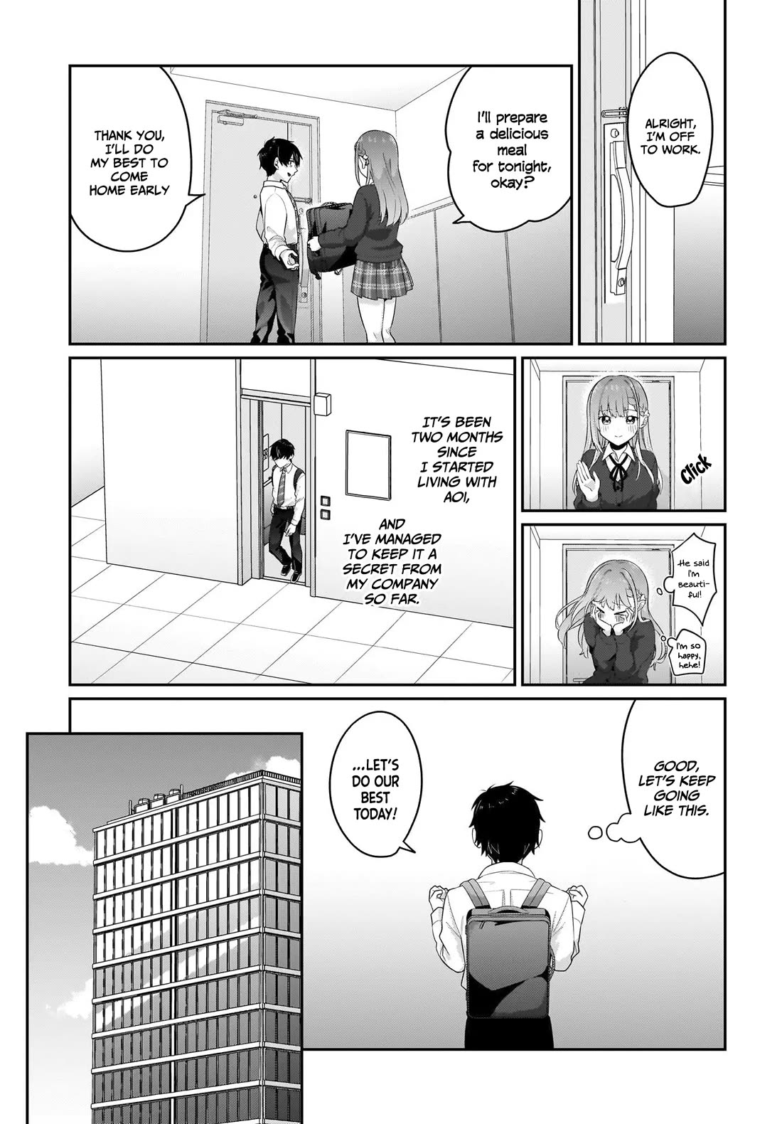 I, a Tired Office Worker, Start Living Together with a Beautiful Highschool Girl whom I Met Again After 7 Years chapter 7 page 6