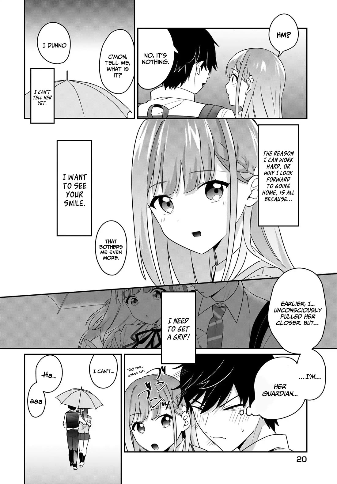 I, a Tired Office Worker, Start Living Together with a Beautiful Highschool Girl whom I Met Again After 7 Years chapter 8 page 17