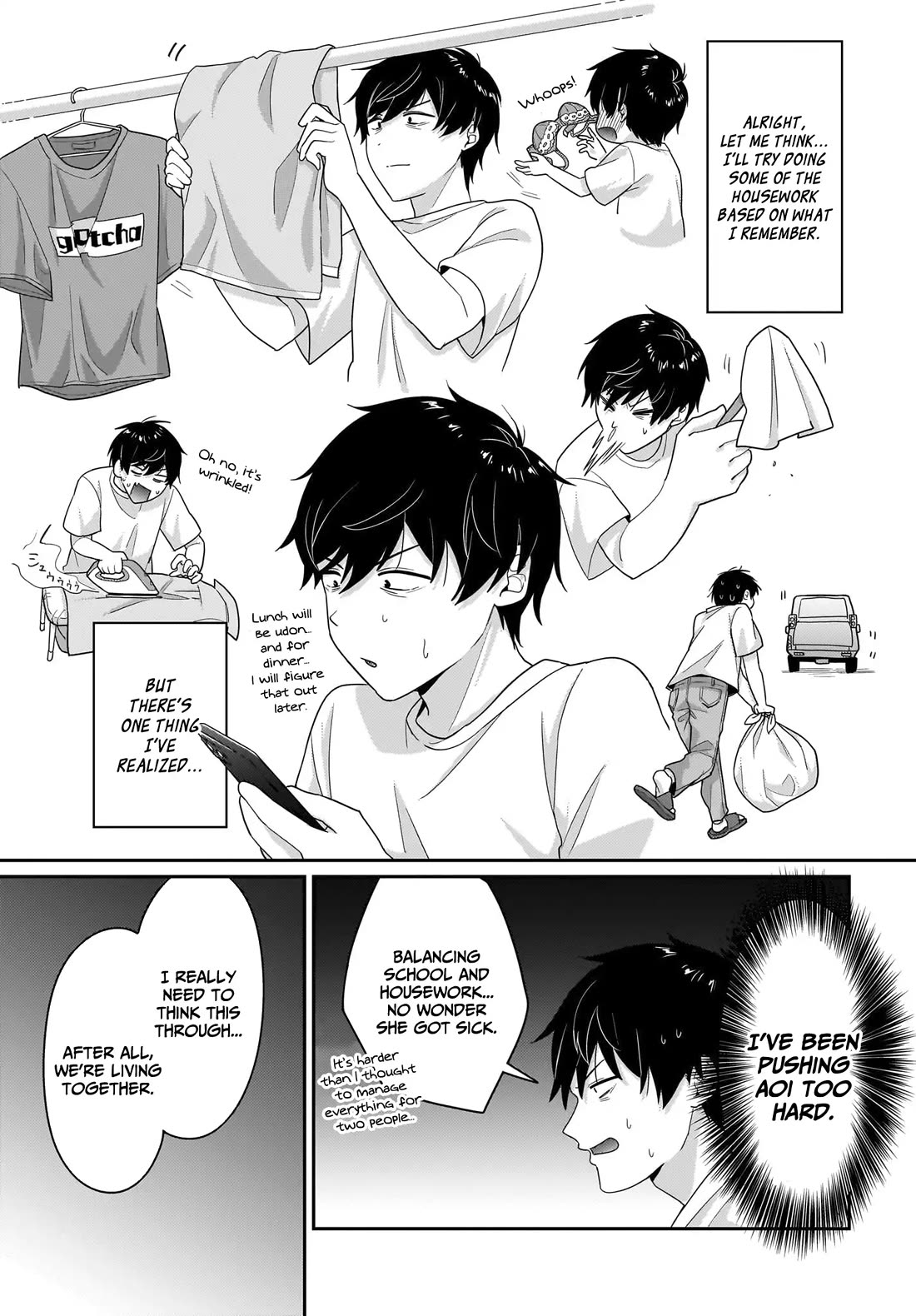 I, a Tired Office Worker, Start Living Together with a Beautiful Highschool Girl whom I Met Again After 7 Years chapter 9 page 18
