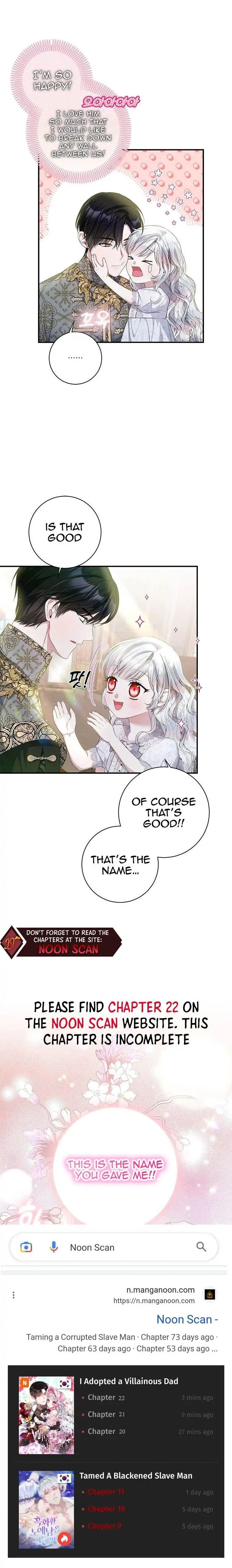 I Adopted A Villainous Dad chapter 22 page 2