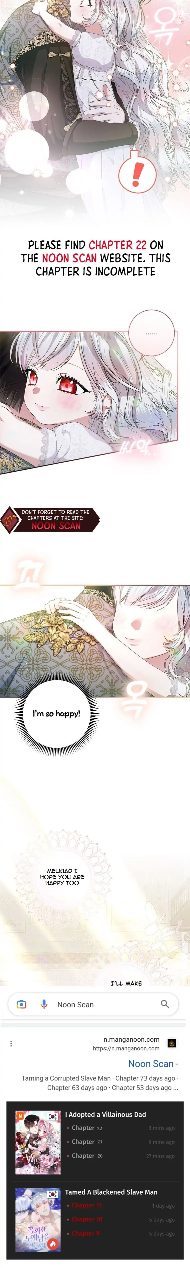 I Adopted A Villainous Dad chapter 22 page 4