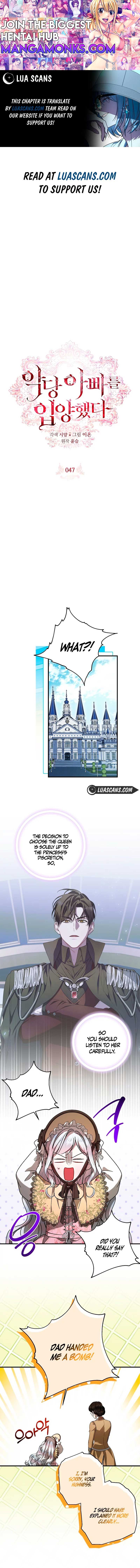 I Adopted A Villainous Dad chapter 47 page 1