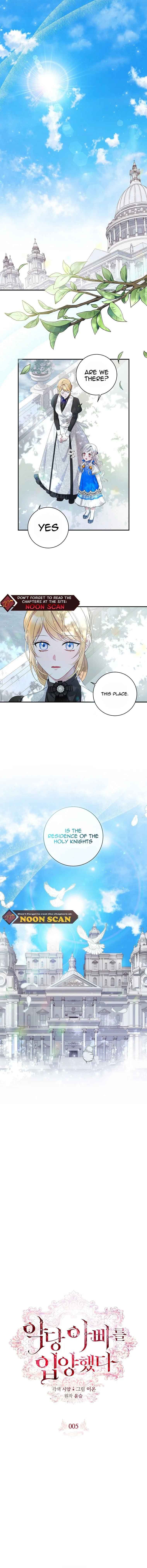 I Adopted A Villainous Dad chapter 5 page 1