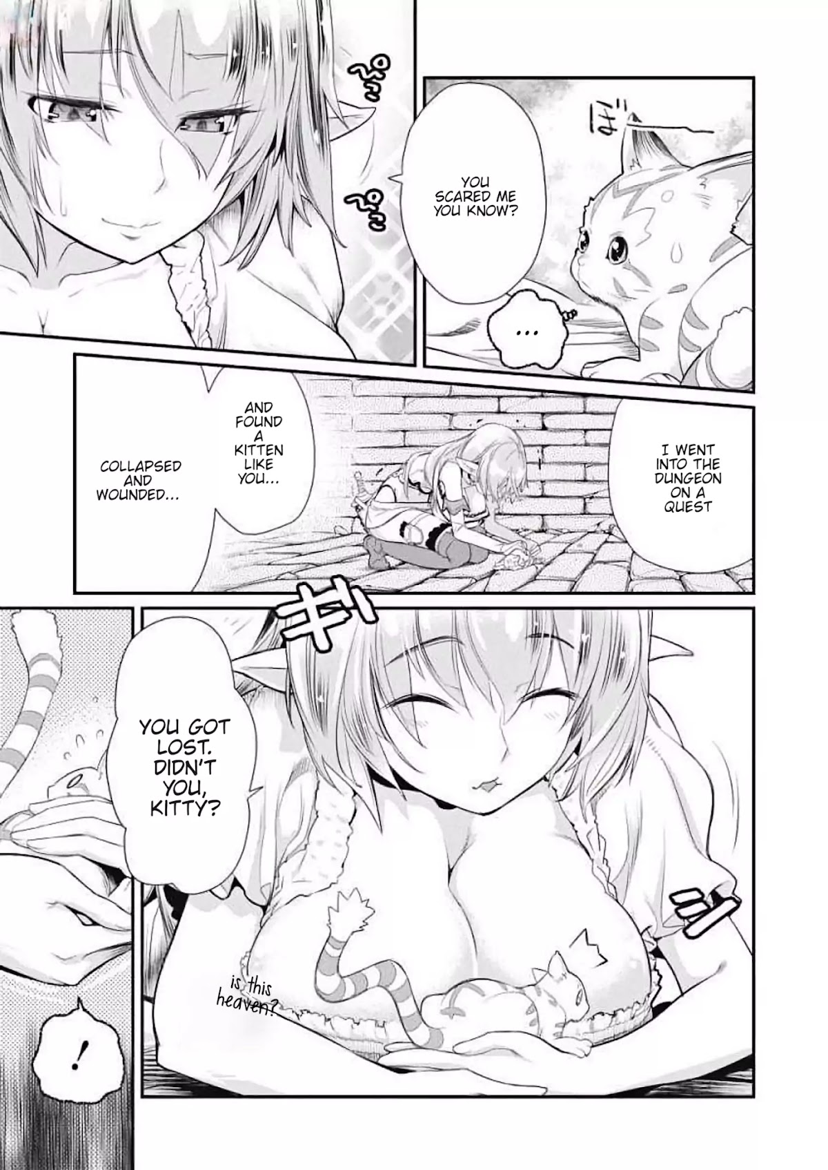 I Am Behemoth Of The S Rank Monster But I Am Mistaken As A Cat And I Live As A Pet Of Elf Girl chapter 1 page 7