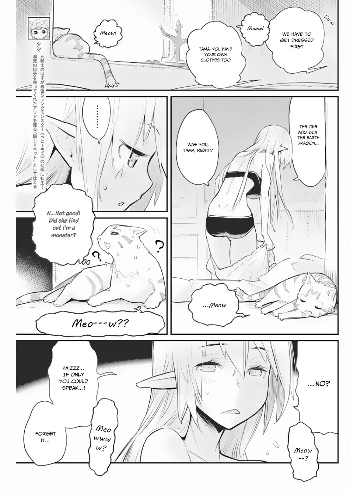 I Am Behemoth Of The S Rank Monster But I Am Mistaken As A Cat And I Live As A Pet Of Elf Girl chapter 18 page 4