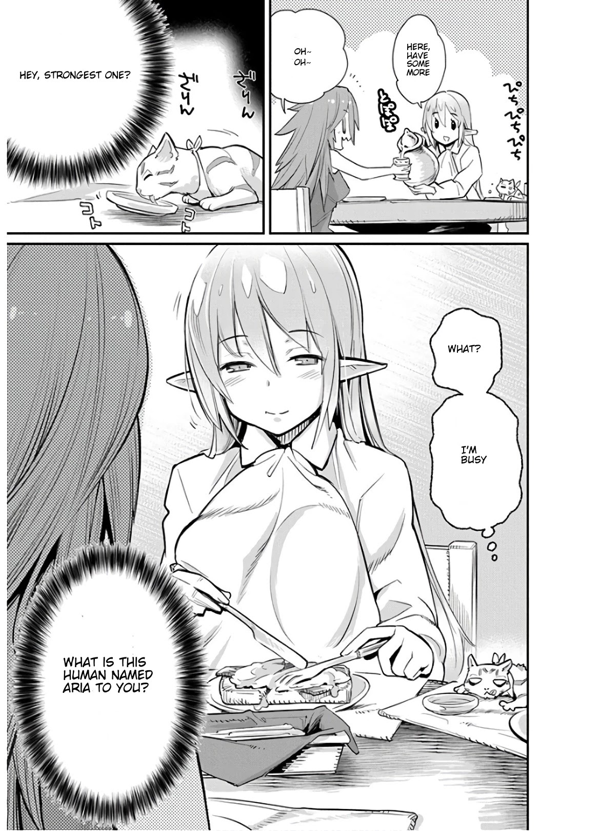 I Am Behemoth Of The S Rank Monster But I Am Mistaken As A Cat And I Live As A Pet Of Elf Girl chapter 22 page 13