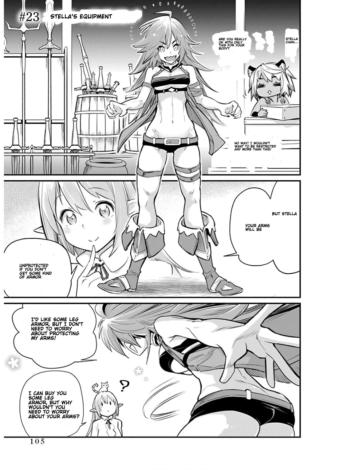 I Am Behemoth Of The S Rank Monster But I Am Mistaken As A Cat And I Live As A Pet Of Elf Girl chapter 23 page 1