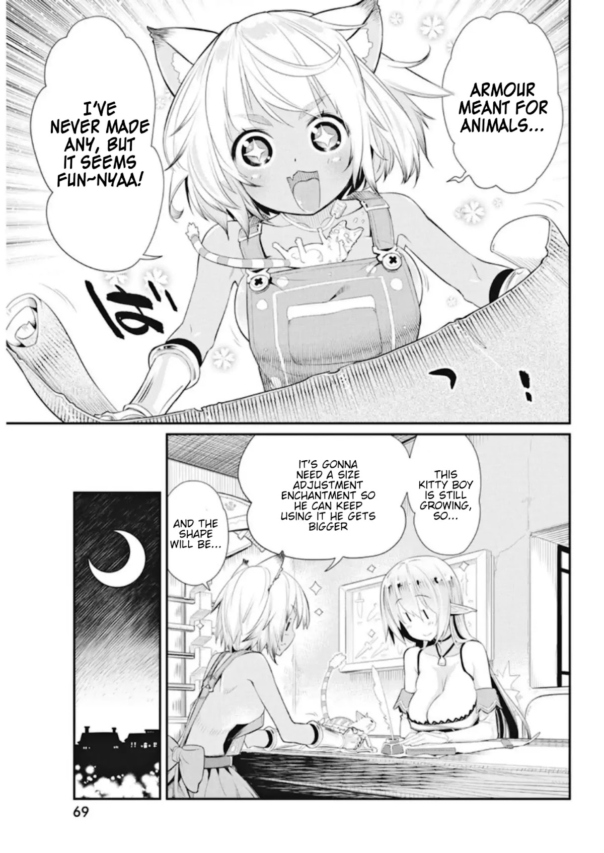 I Am Behemoth Of The S Rank Monster But I Am Mistaken As A Cat And I Live As A Pet Of Elf Girl chapter 4 page 17