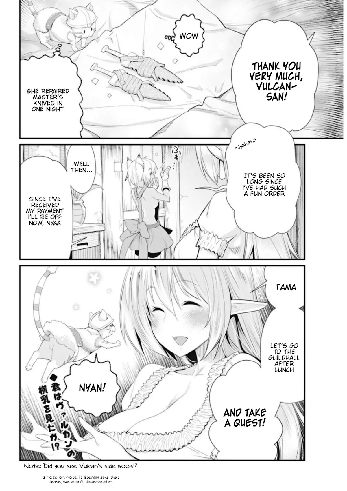 I Am Behemoth Of The S Rank Monster But I Am Mistaken As A Cat And I Live As A Pet Of Elf Girl chapter 4 page 24