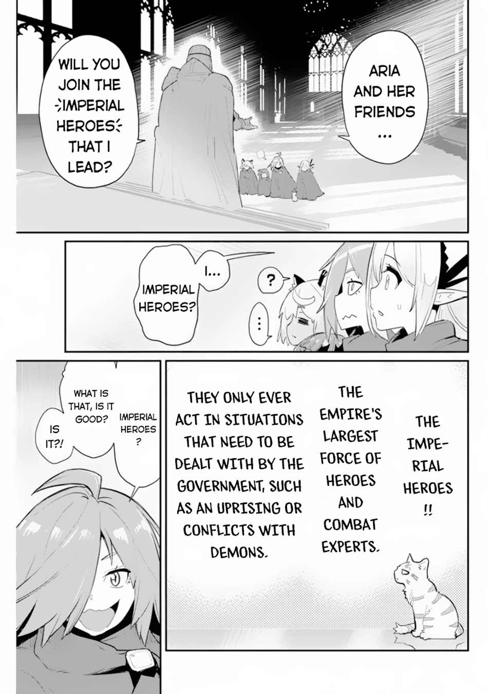 I Am Behemoth Of The S Rank Monster But I Am Mistaken As A Cat And I Live As A Pet Of Elf Girl chapter 44 page 12