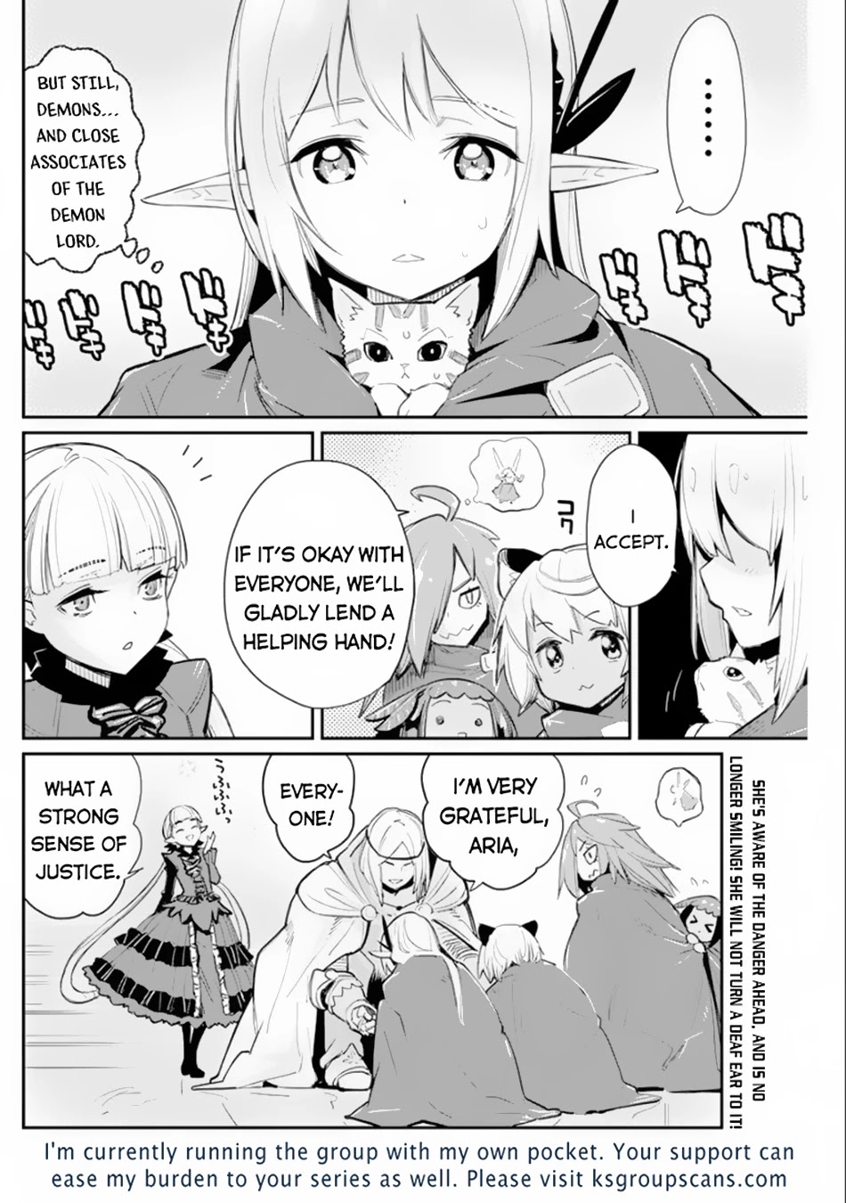 I Am Behemoth Of The S Rank Monster But I Am Mistaken As A Cat And I Live As A Pet Of Elf Girl chapter 44 page 21