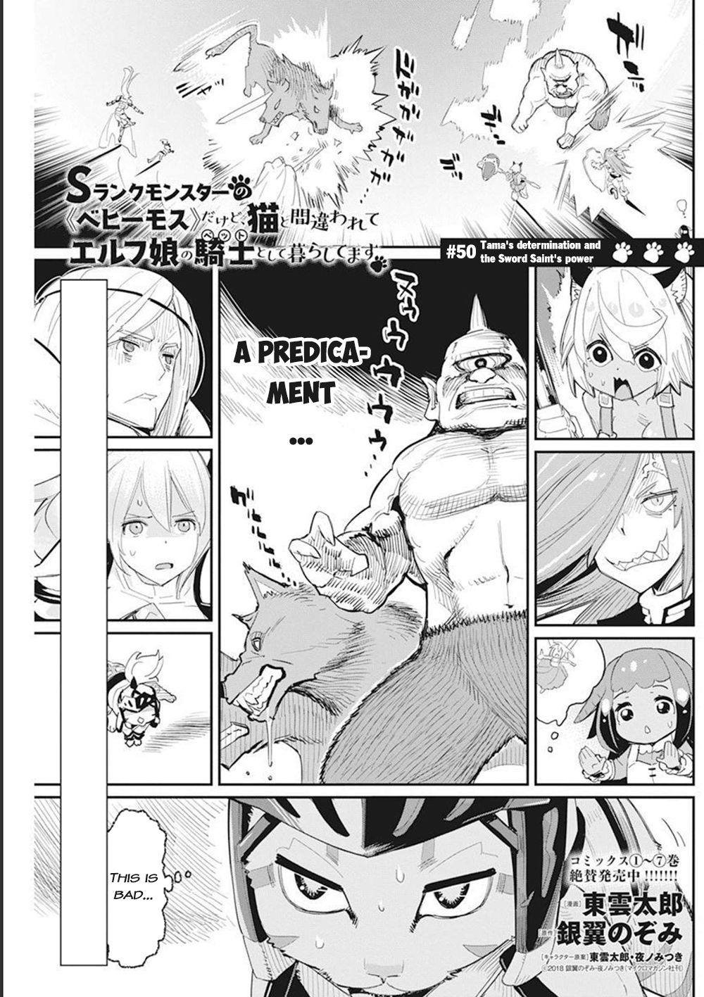 I Am Behemoth Of The S Rank Monster But I Am Mistaken As A Cat And I Live As A Pet Of Elf Girl chapter 50 page 2