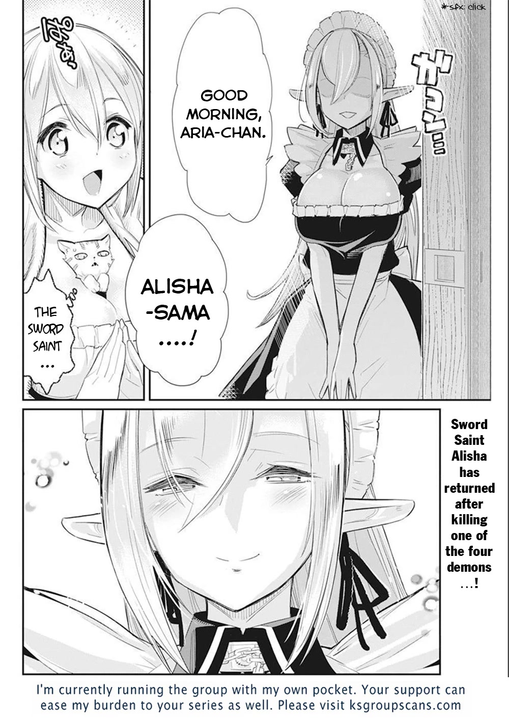 I Am Behemoth Of The S Rank Monster But I Am Mistaken As A Cat And I Live As A Pet Of Elf Girl chapter 52 page 25