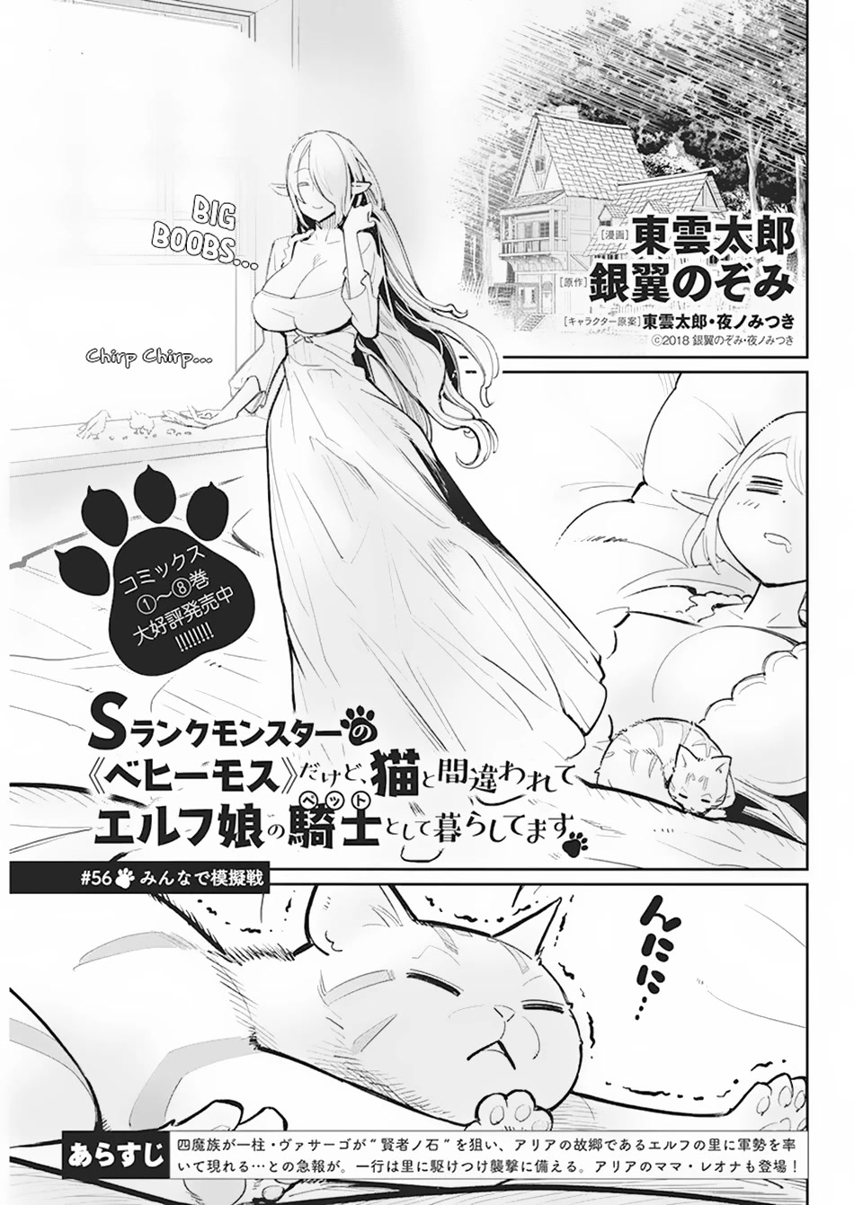 I Am Behemoth Of The S Rank Monster But I Am Mistaken As A Cat And I Live As A Pet Of Elf Girl chapter 56 page 2