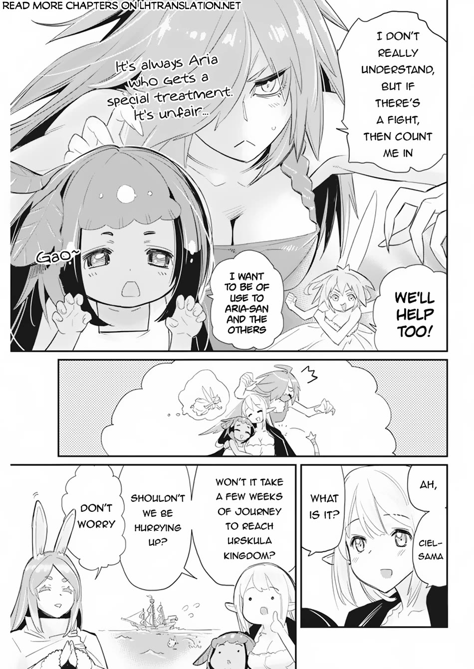 I Am Behemoth Of The S Rank Monster But I Am Mistaken As A Cat And I Live As A Pet Of Elf Girl chapter 61 page 21