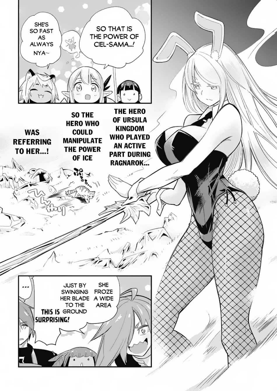 I Am Behemoth Of The S Rank Monster But I Am Mistaken As A Cat And I Live As A Pet Of Elf Girl chapter 64 page 23