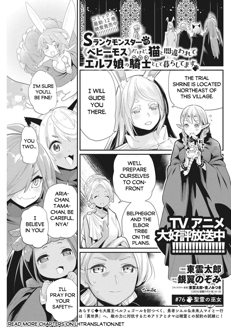 I Am Behemoth Of The S Rank Monster But I Am Mistaken As A Cat And I Live As A Pet Of Elf Girl chapter 76 page 2