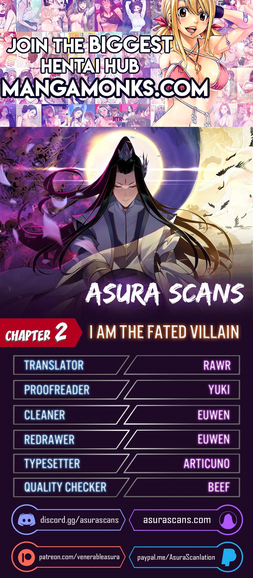 I Am the Fated Villain chapter 2 page 1