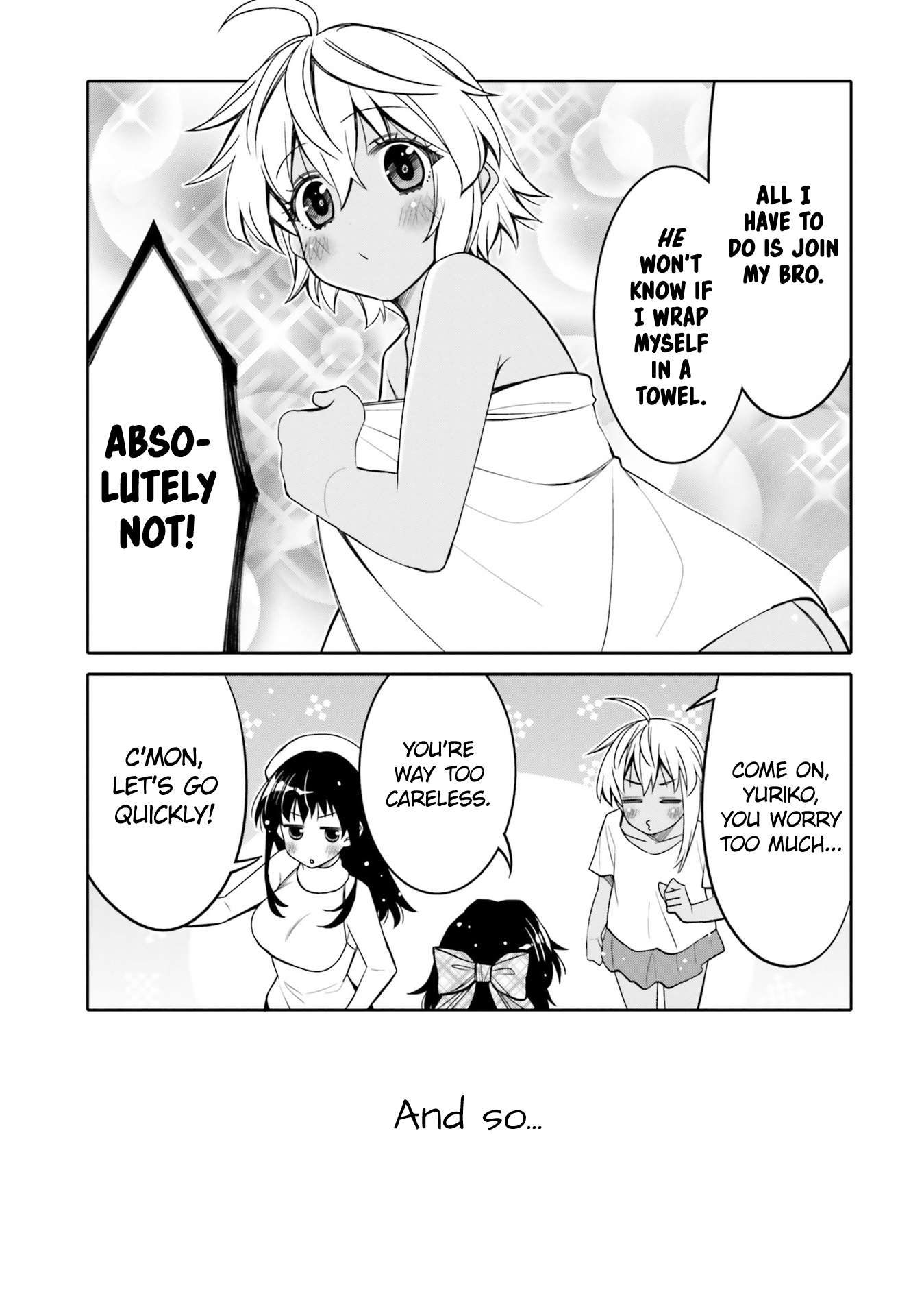 I Am Worried That My Childhood Friend Is Too Cute! chapter 24.5 page 3