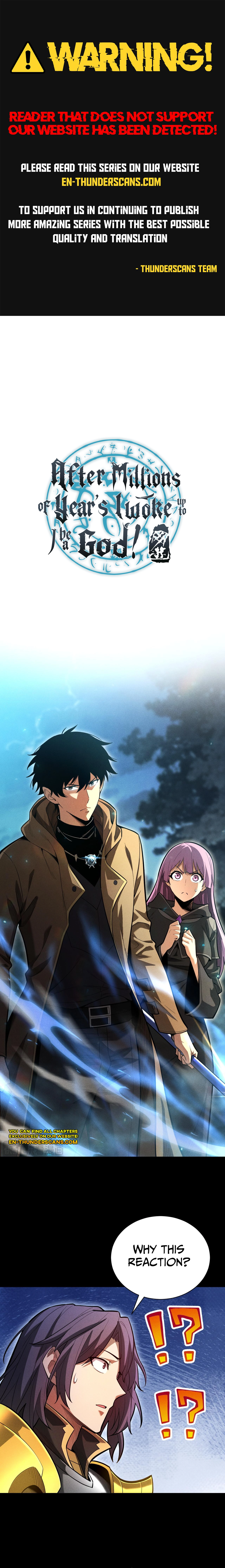 I Awoke as a God After Auto Battling For a Million Years chapter 8 page 1