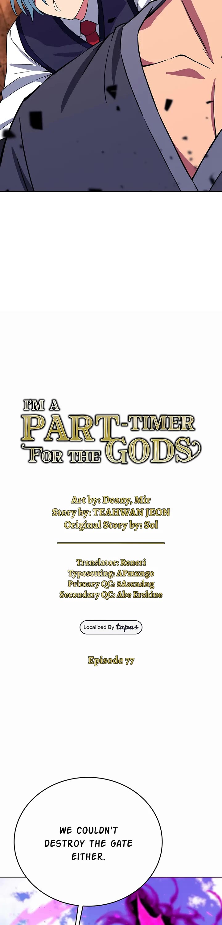 I Became A Part Time Employee For Gods chapter 77 page 3