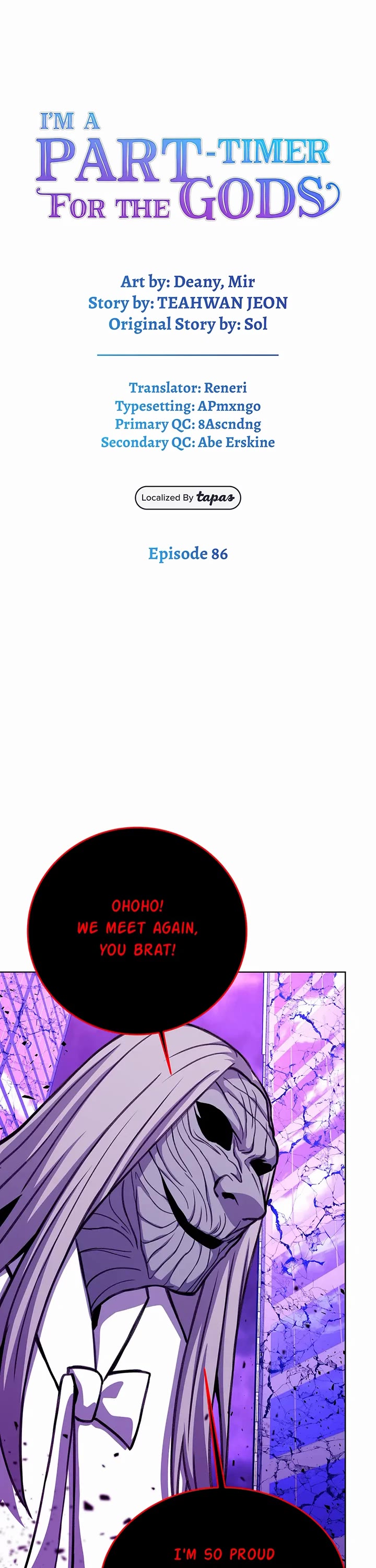 I Became A Part Time Employee For Gods chapter 86 page 1